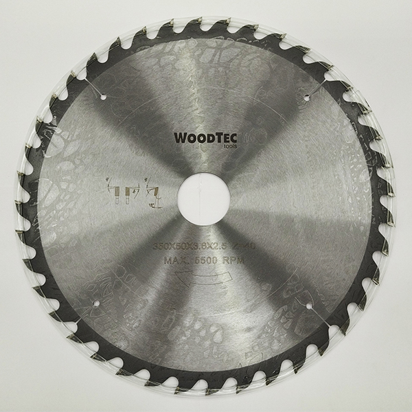 Фото Пила дисковая Ø350 х 50 х 3,6/2,5 Z40 WZ WoodTec в интернет-магазине ToolHaus.ru